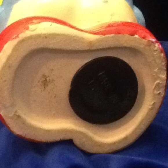 Vintage Carnival Chalkware piggy bank- hard to find in this great of shape - Picture 9 of 10